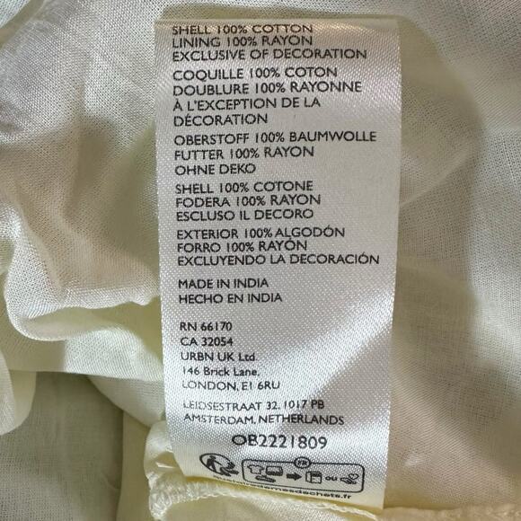 Free People Ethereal Dainty Lace Honeysuckle Floral Printed Midi Dress Large - Picture 12 of 13